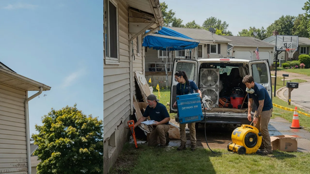Ceiling Leak Cleanup in Almont, MI near me
